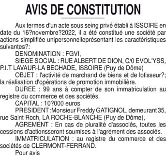 Contenu publication