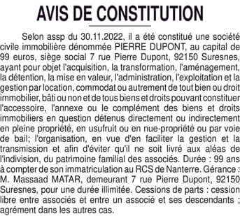 Contenu publication