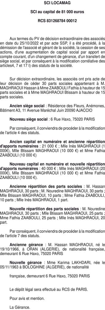 Contenu publication