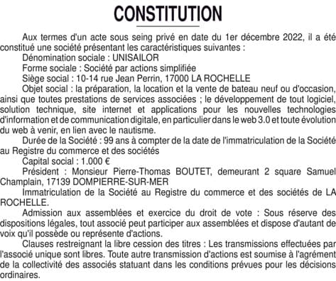 Contenu publication