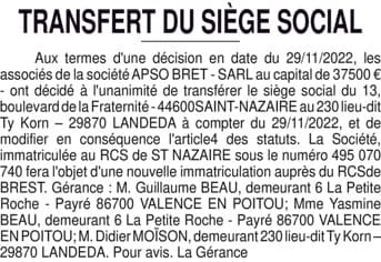 Contenu publication