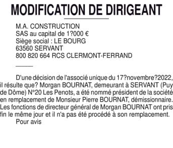 Contenu publication