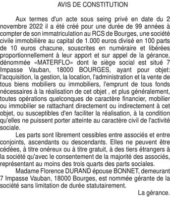 Contenu publication
