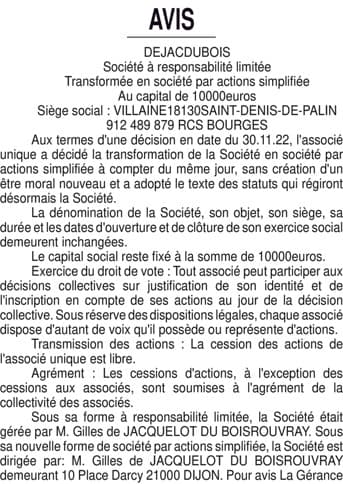 Contenu publication
