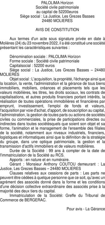 Contenu publication