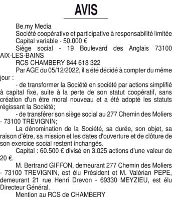 Contenu publication