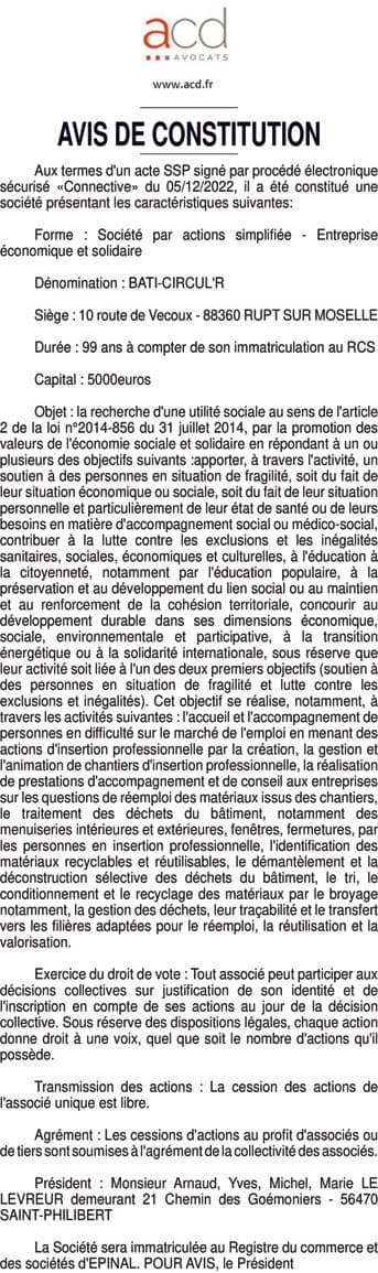 Contenu publication