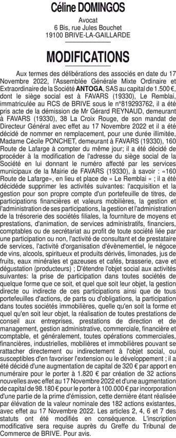 Contenu publication