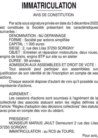 Contenu publication