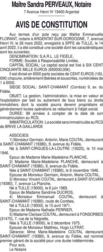 Contenu publication