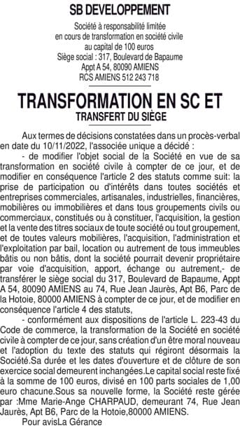 Contenu publication