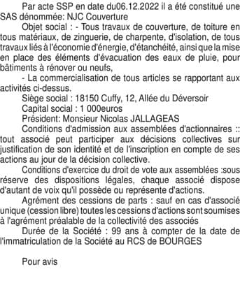 Contenu publication