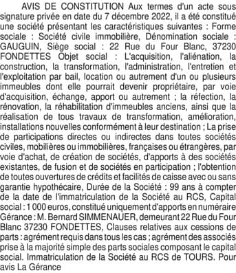 Contenu publication