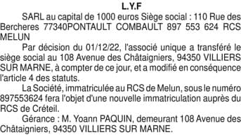 Contenu publication