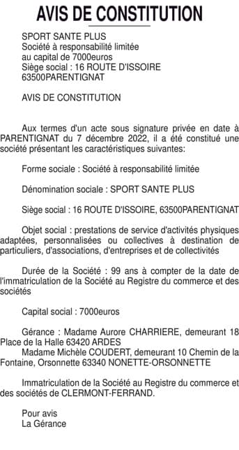 Contenu publication