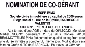 Contenu publication