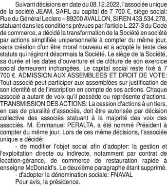 Contenu publication