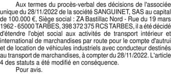 Contenu publication