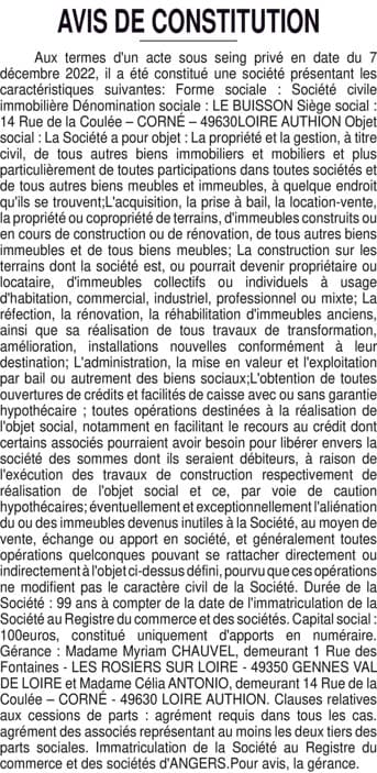 Contenu publication