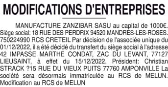 Contenu publication