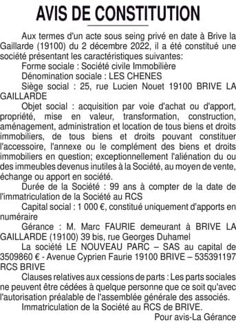 Contenu publication