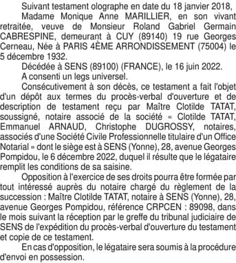 Contenu publication