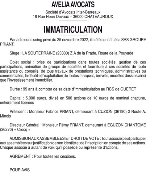Contenu publication