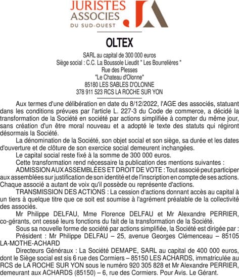 Contenu publication