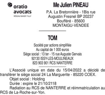Contenu publication