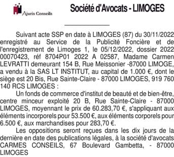Contenu publication