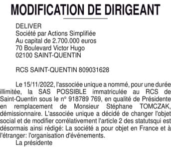 Contenu publication