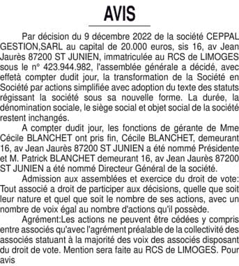 Contenu publication