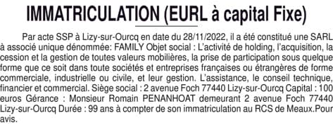 Contenu publication