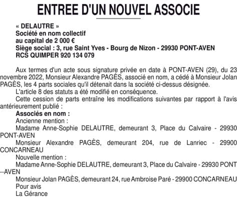 Contenu publication