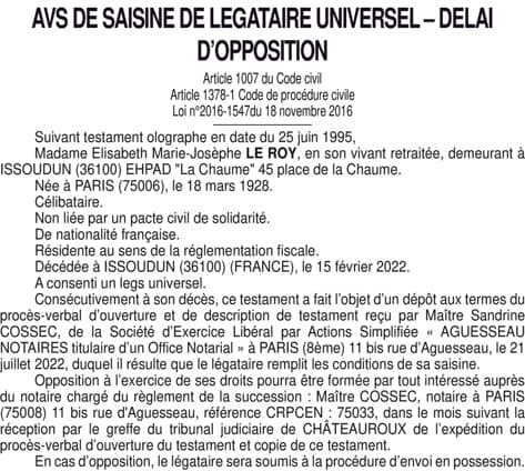 Contenu publication