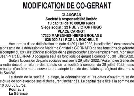 Contenu publication
