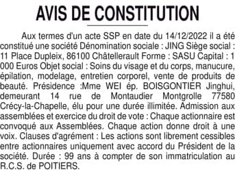 Contenu publication