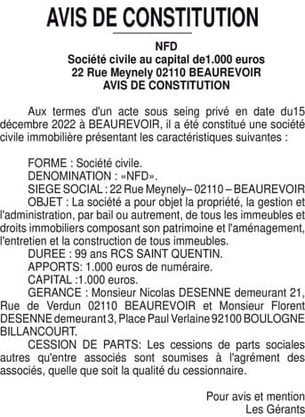 Contenu publication