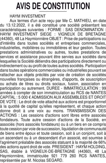 Contenu publication
