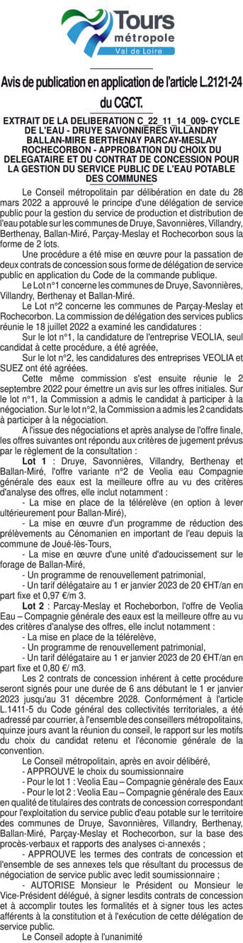 Contenu publication