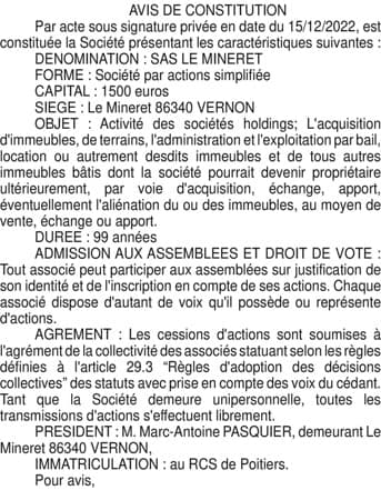 Contenu publication