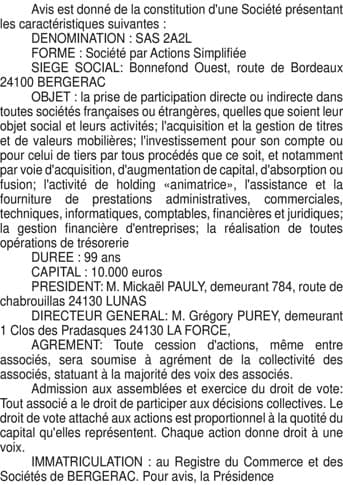 Contenu publication