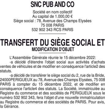 Contenu publication