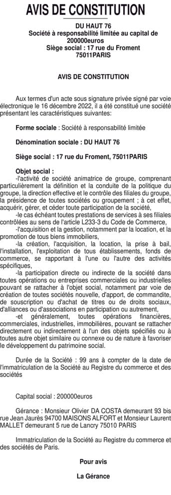 Contenu publication