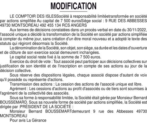 Contenu publication