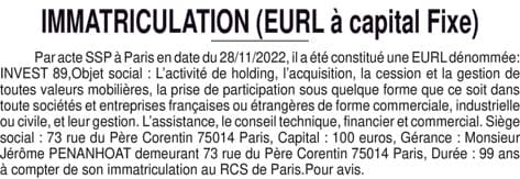 Contenu publication