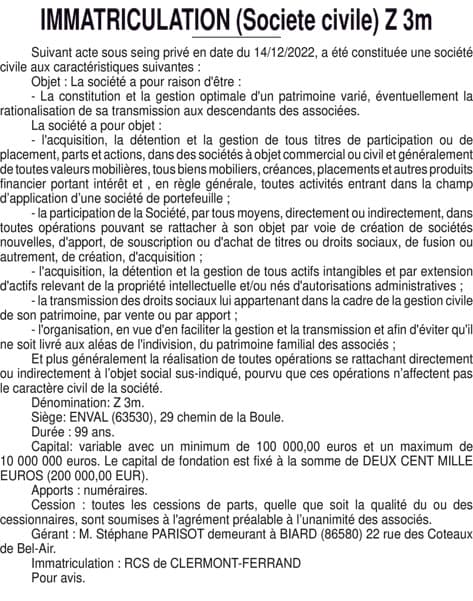Contenu publication