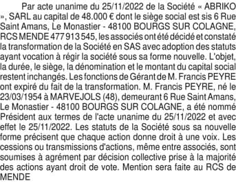 Contenu publication
