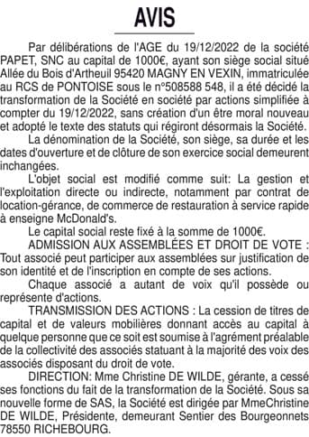 Contenu publication