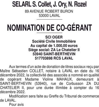 Contenu publication